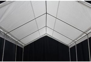 King Canopy 12 Ft. W X 20 Ft. D Universal Canopy In White