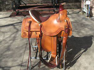 Rocking R mule saddle