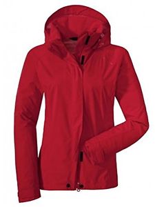 Tg 38| Schöffel Easy L II, Giacca Donna, Rosso-High Risk Red, 38