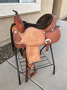 16" Billy Cook Barrel Saddle In Excellent Condition