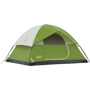 Coleman SunDome 9- by 7- Foot Four- Person Dome Tent (Green). Brand New