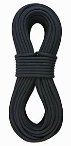 Sterling Rope 3/8" SuperStatic2 Climbing Rope, Black, 183m