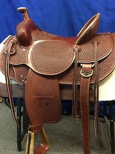 Genuine Billy Cook 2175 Ranch Saddle 17" Hot Oil