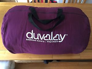 2 X Duvalay Luxury Sleeping Bags, Plum, 2 Season Pack (4.5 Tog & 10.5) 40mm foam