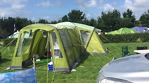 Vango Centara 800 AirBeam Tent inc Side Awning and Footprint Excellent Condition