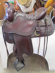 Tucker Cheyenne Frontier Trail Saddle 15 1/2" M Lightly Used