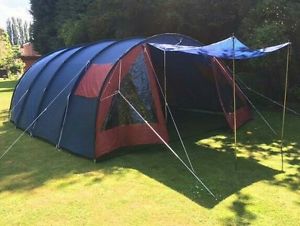 Royal Camping Chicago 6 Man Tent,Tunnel Tent Family Tent