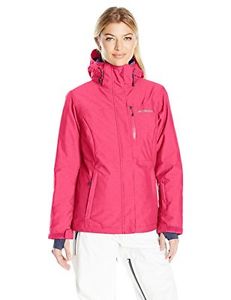 Columbia, Giacca impermeabile Donna Alpine Action OH, Rosso (Ruby Red), XS