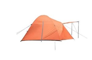 10 Ft SUV Tent Roomy Universal Vehicle Sleeve Sleeps 6 Removable Rainfly Orange