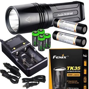 FENIX TK35 Ultimate Edition UE 2000 Lumen LED Tactical Flashlight with 2 X Fenix
