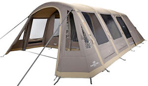 Vango Rhapsody 800XL AirBeam Tent, Nutmeg, 2016 Refurbished Model, E06AL