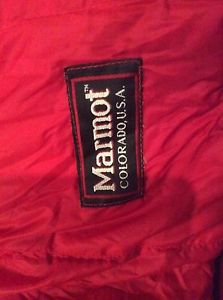 Marmot High Loft Goose Down Sleeping Bag 5°F Men's regular Mummy Red Couloir?
