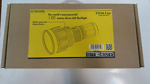 NITECORE TM36 Lite Luminus SBT-70 LED Rechargeable Flashlight  1100m