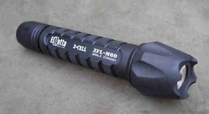 Elzetta ZFL-M60-CS3S Tactical Weapon LED Flashlight with Strike Bezel, 3-Cell
