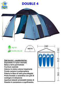 Tenda igloo DOUBLE 4 Nova Outdoor
