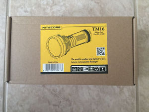 NEW NITECORE TM16 4000 LUMENS LED FLASHLIGHT[tm15, tm26,tm36]