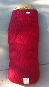HALUBAR CUSTOM HAND MADE GOOSE DOWN Hooded Sleeping Bag 89X32