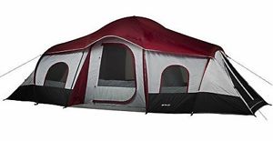 Ozark Trail 10-Person Spacious 3-Room XL Outdoor Camping Family Cabin Tent