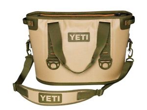 BRAND NEW FIELD TAN YETI HOPPER 20 with free MOLLE BOTTLE OPENER & COLSTER