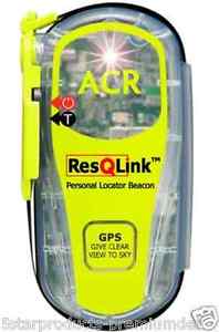 NEW ACR RESQLINK PERSONAL LOCATOR BEACON OUTDOOR COMPASS GPS FAST FIND TOOLS