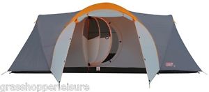 COLEMAN CORTES 8 PLUS TENT camping person man expedition bright coloured family