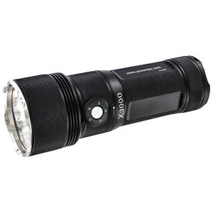 POWERTAC X3K-G2 3,000-Lumen X3000 Gen II Flashlight/Mobile Charger