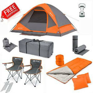 Tent Ozark Trail 22 piece Camping Combo Set Camping Tent Gear New