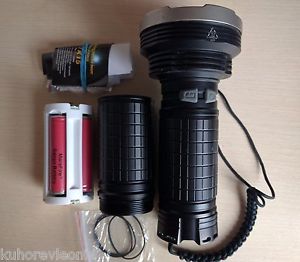 Fenix TK75 - 2600 Lm LED Flashlight kit (+extender tube, charger, 8x batteries)