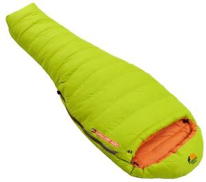 Vango Catalyst 400 Down Sleeping Bag, Ex-Display Model, Citron, (E08AR)