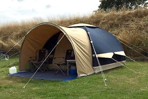 Karsten 300 Pod Tent with Beige Comfort Awning