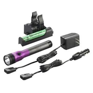 Streamlight 75492 Purple Ds Stinger Led Hl Ac-Dc With Piggyback Charger