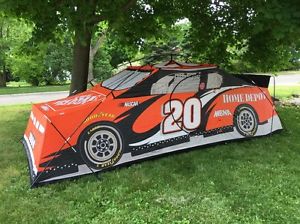 Camping Tent 4 Person Tony Stewart Home Depot NASCAR Race Car Style 5' X 14'