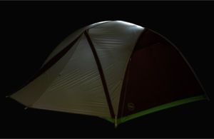 Big Agnes Rattlesnake SL 4 Person mtnGLO Tent! High Quality Tent w/ LED Lights!