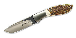 CRKT Kommer Grandpas Favorite inkl. Lederscheide mit Patronenfach Hirschhorn TOP
