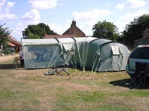 ROYAL PESCARA 8 ZG MASSIVE 8 MAN/BERTH TENT EX CONDITION 4 ROOMS