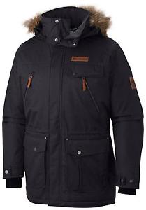COLUMBIA Men’s Barlow Pass 550 TurboDown Jacket M Black