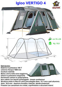 Tenda igloo VERTIGO 4 Nova Outdoor