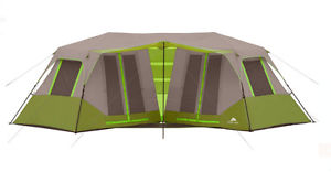 Ozark Trail 8 Person Instant Double Villa Cabin Camping Family Tent, Rainfly