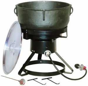 Outdoor Cooker King Cooker 10 gal Cast Iron Jambalaya Pot