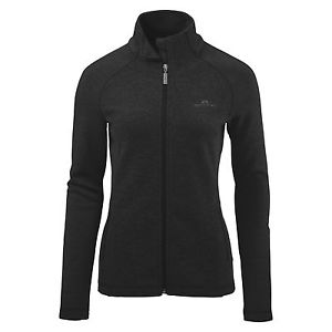 Kathmandu Boundary Womens Merino Zip Up Cardigan Top Warm Winter Jacket v2 Black