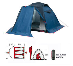 TENDA PER CAMPEGGIO FERRINO GEO 3 POSTI