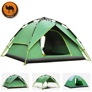 Camel Three Kinds of Use Automatic Tent 4-Season Oxford Outdoor Camping Tent NEW