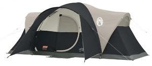 Tent Camping Montana 8 Person Modified Dome Shelter Outdoor Hiking Black Best