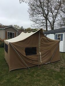 Vintage Canvas Tent, Camping Tent, Hirsch Weis, Canvas Tent