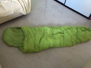 Mountain Designs alpine condition hooded sleeping bag with tapered foot