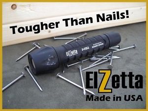 Elzetta ZFL-M60-SS3S Tactical Weapon LED Flashlight with Standard Bezel, M60,
