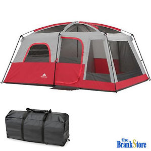 Family Camping Tent 10 Person 2 Room Cabin Large Outdoor Equipment Hiking Gear