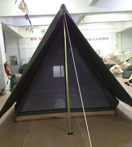 NEW 4MX3M Outdoor Canvas Indian  Camping Bell Tent Survival Hunting