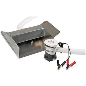 Stansport Ricircolo Headr Sluice Box - Alluminio Header W / Pompa Sommergibile