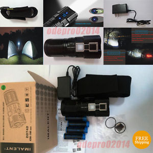 2016 Version 5380Lumen Free 4*18650 IMALENT DDT40 6 LEDs Rechargeable Flashlight